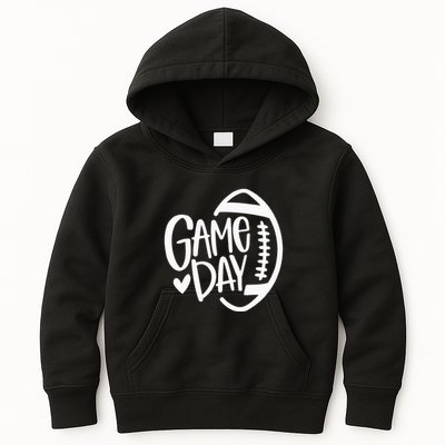 Game Day Football Season Funny Team Sports Kids Hoodie
