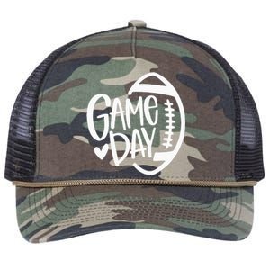 Game Day Football Season Funny Team Sports Retro Rope Trucker Hat Cap