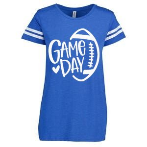 Game Day Football Season Funny Team Sports Enza Ladies Jersey Football T-Shirt