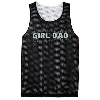 Girl Dad Funny Fathers Day Gift Mesh Reversible Basketball Jersey Tank