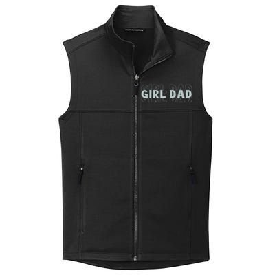 Girl Dad Funny Fathers Day Gift Collective Smooth Fleece Vest