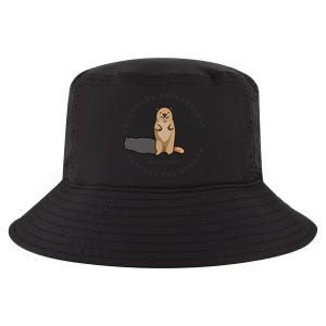 Groundhog Day Funny Quote Funny Gift Respect The Shadow Meteorology Gift Cool Comfort Performance Bucket Hat