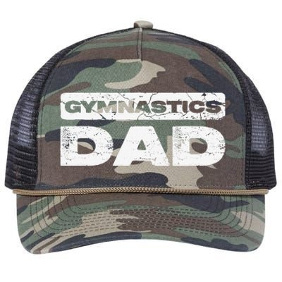 Gymnastics Dad Father's Day Retro Rope Trucker Hat Cap