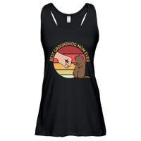 Groundhog Day Funny Quote Best Groundhog Mom Ever Ladies Essential Flowy Tank