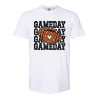 Game Day Football Bling Bling Football Lover Trendy Softstyle CVC T-Shirt