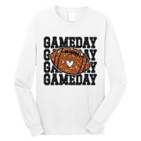 Game Day Football Bling Bling Football Lover Trendy Long Sleeve Shirt