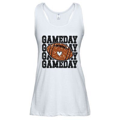 Game Day Football Bling Bling Football Lover Trendy Ladies Essential Flowy Tank