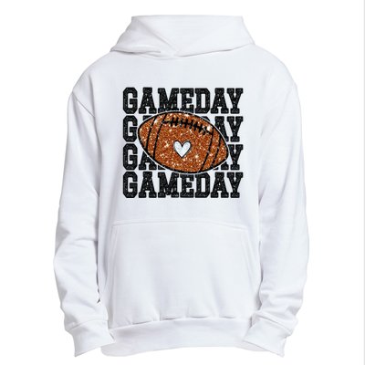 Game Day Football Bling Bling Football Lover Trendy Urban Pullover Hoodie