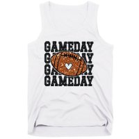 Game Day Football Bling Bling Football Lover Trendy Tank Top