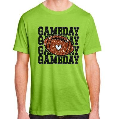 Game Day Football Bling Bling Football Lover Trendy Gift Adult ChromaSoft Performance T-Shirt