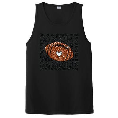 Game Day Football Bling Bling Football Lover Trendy Gift PosiCharge Competitor Tank