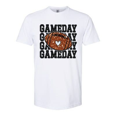 Game Day Football Bling Bling Football Lover Trendy Gift Softstyle CVC T-Shirt