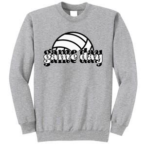 Game Day Funny Team Sports Volleyball Mom Dad Coach Tall Sweatshirt