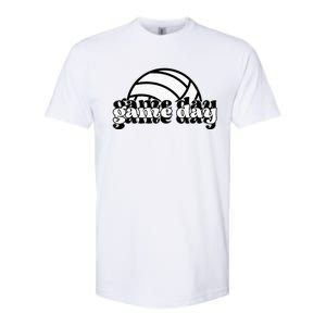 Game Day Funny Team Sports Volleyball Mom Dad Coach Softstyle CVC T-Shirt