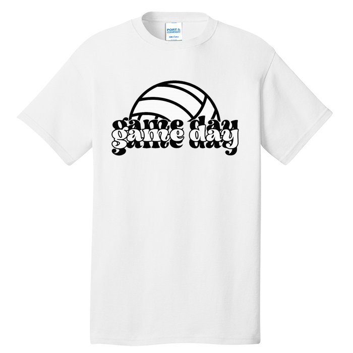 Game Day Funny Team Sports Volleyball Mom Dad Coach Tall T-Shirt