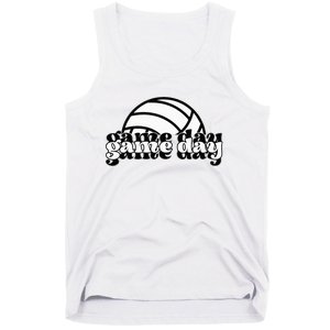 Game Day Funny Team Sports Volleyball Mom Dad Coach Tank Top