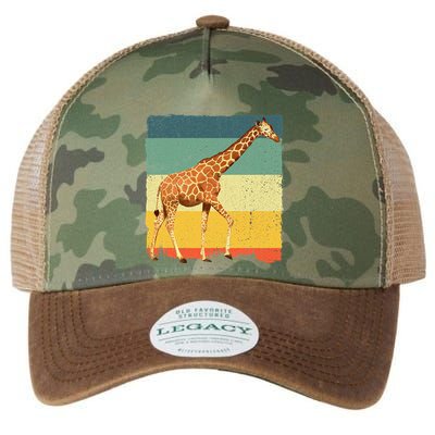 Giraffe Design For Giraffe Okapi Lover Legacy Tie Dye Trucker Hat