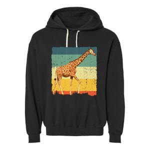 Giraffe Design For Giraffe Okapi Lover Garment-Dyed Fleece Hoodie