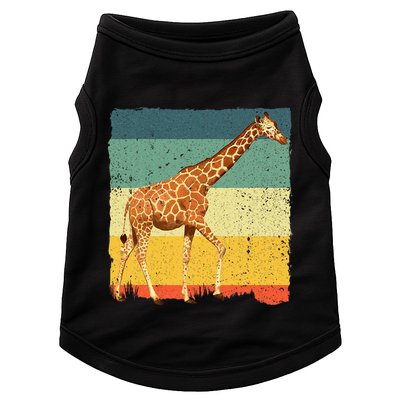 Giraffe Design For Giraffe Okapi Lover Doggie Tank
