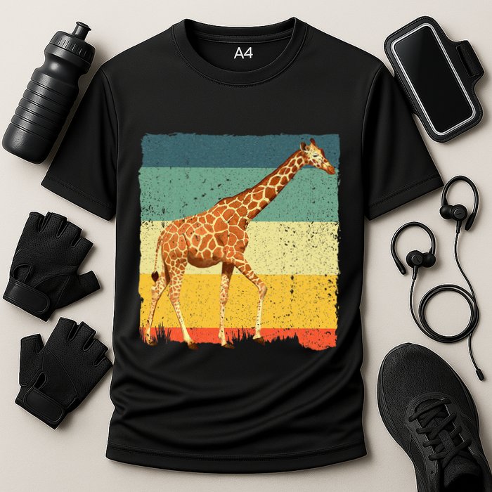 Giraffe Design For Giraffe Okapi Lover Performance Shirt