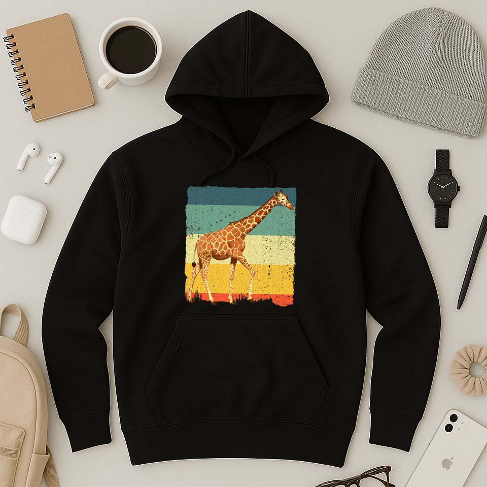 Giraffe Design For Giraffe Okapi Lover Hoodie