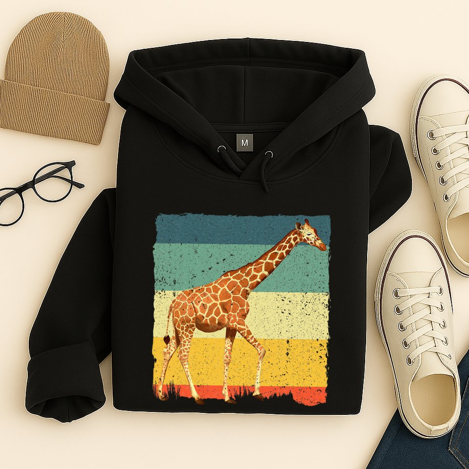 Giraffe Design For Giraffe Okapi Lover Hoodie
