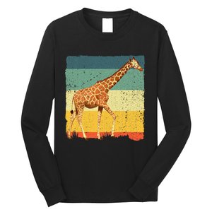 Giraffe Design For Giraffe Okapi Lover Long Sleeve Shirt