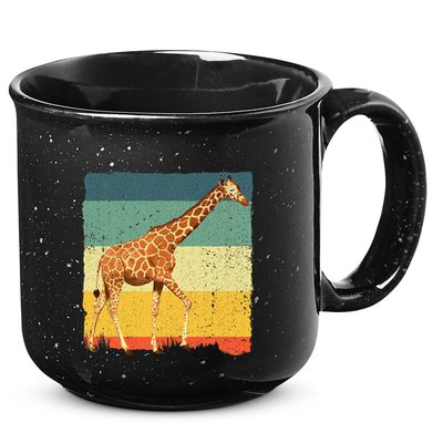 Giraffe Design For Giraffe Okapi Lover 15oz Campfire Ceramic Mug