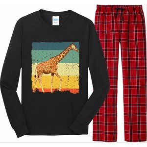 Giraffe Design For Giraffe Okapi Lover Long Sleeve Pajama Set