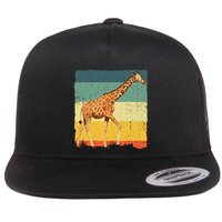 Giraffe Design For Giraffe Okapi Lover Flat Bill Trucker Hat
