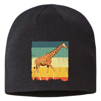 Giraffe Design For Giraffe Okapi Lover Sustainable Beanie