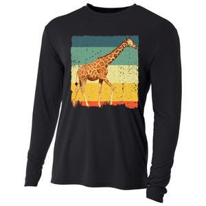 Giraffe Design For Giraffe Okapi Lover Cooling Performance Long Sleeve Crew