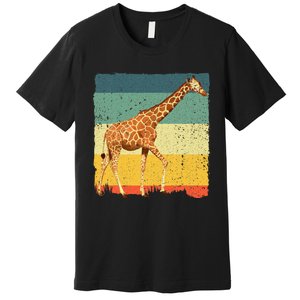 Giraffe Design For Giraffe Okapi Lover Premium T-Shirt