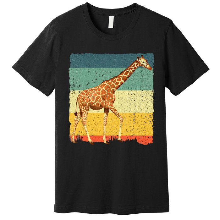 Giraffe Design For Giraffe Okapi Lover Premium T-Shirt