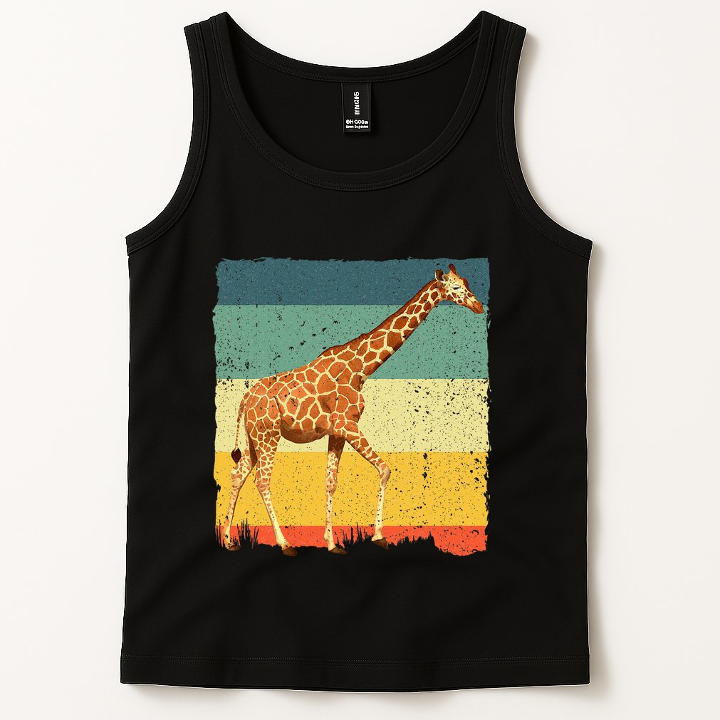 Giraffe Design For Giraffe Okapi Lover Tank Top