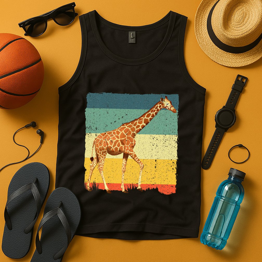 Giraffe Design For Giraffe Okapi Lover Tank Top