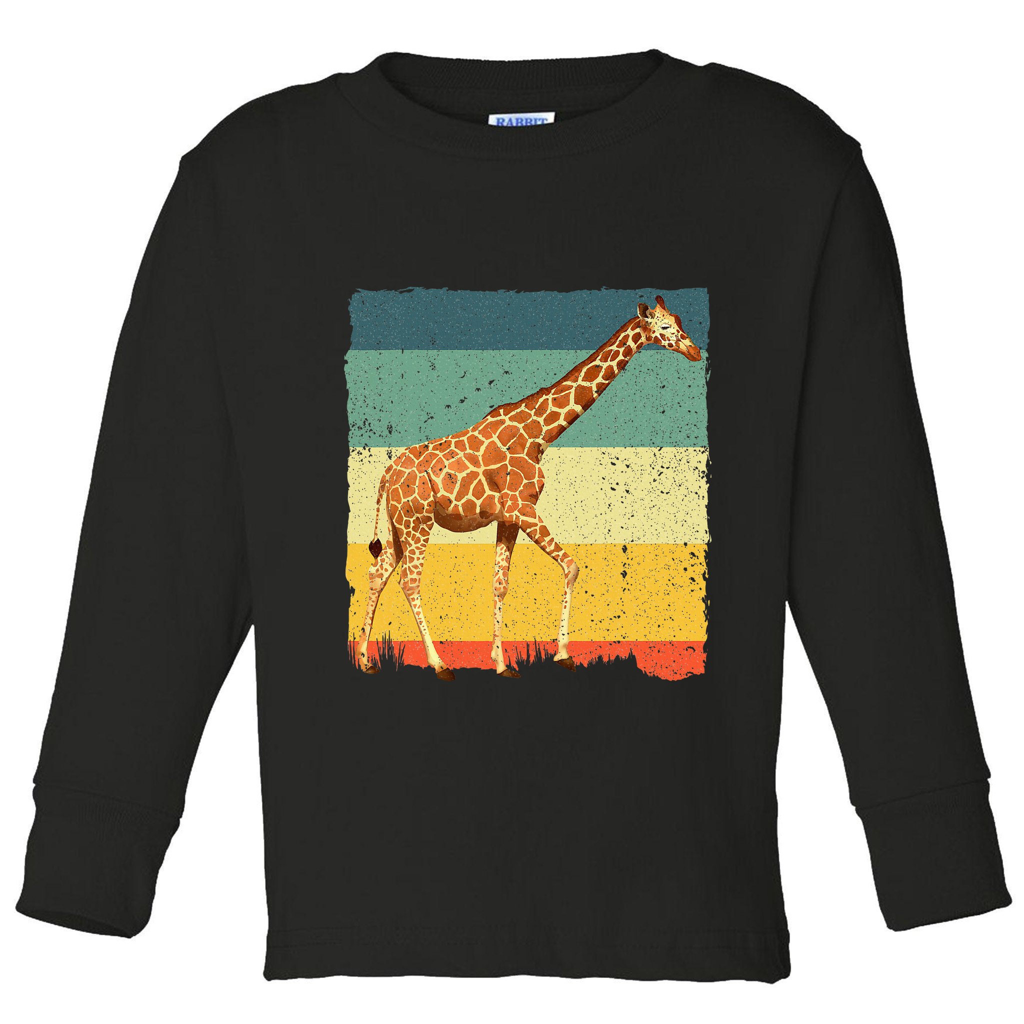 Giraffe Design For Giraffe Okapi Lover Toddler Long Sleeve Shirt