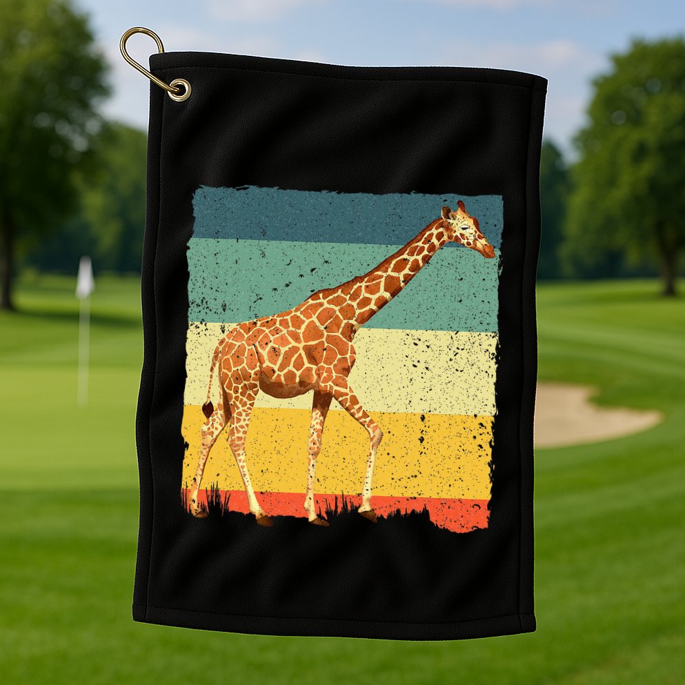 Giraffe Design For Giraffe Okapi Lover Golf Towel