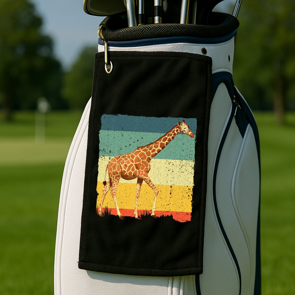 Giraffe Design For Giraffe Okapi Lover Golf Towel
