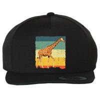 Giraffe Design For Giraffe Okapi Lover Wool Snapback Cap