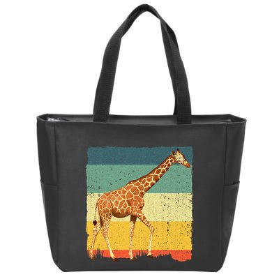 Giraffe Design For Giraffe Okapi Lover Zip Tote Bag