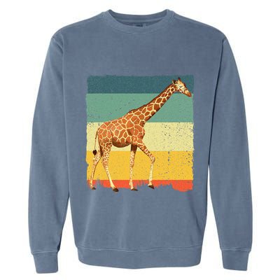 Giraffe Design For Giraffe Okapi Lover Garment-Dyed Sweatshirt