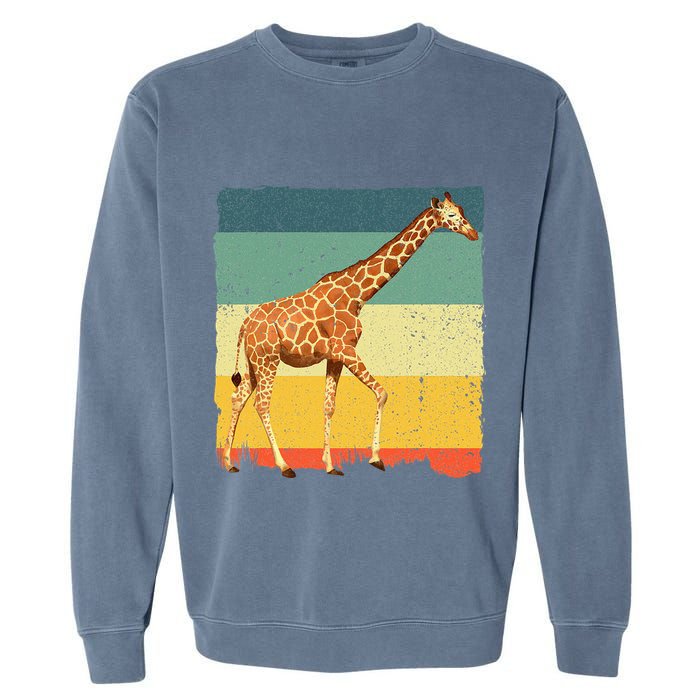 Giraffe Design For Giraffe Okapi Lover Garment-Dyed Sweatshirt