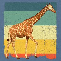 Giraffe Design For Giraffe Okapi Lover Garment-Dyed Sweatshirt