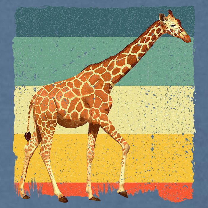 Giraffe Design For Giraffe Okapi Lover Garment-Dyed Sweatshirt