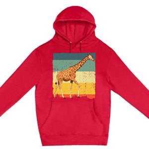 Giraffe Design For Giraffe Okapi Lover Premium Pullover Hoodie