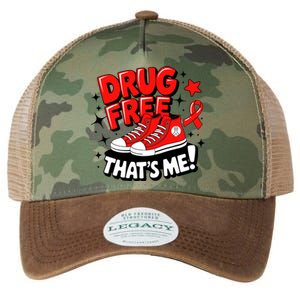 Groovy Dru.G Free Red Ribbon Week ThatS Me Awareness Chucks Legacy Tie Dye Trucker Hat