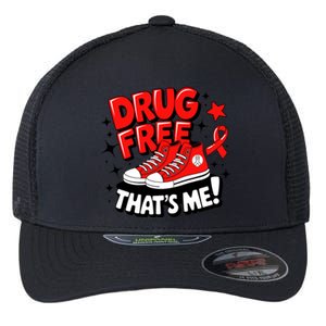 Groovy Dru.G Free Red Ribbon Week ThatS Me Awareness Chucks Flexfit Unipanel Trucker Cap