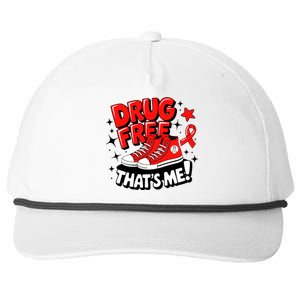 Groovy Dru.G Free Red Ribbon Week ThatS Me Awareness Chucks Snapback Five-Panel Rope Hat