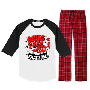 Groovy Dru.G Free Red Ribbon Week ThatS Me Awareness Chucks Raglan Sleeve Pajama Set